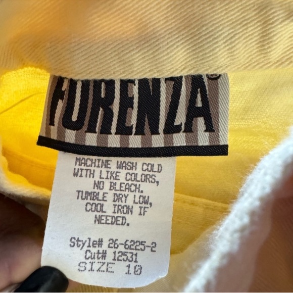 Vintage Forenza Yellow High Waist Jeans‎ - Picture 8 of 12